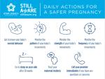 Safer pregnancy card